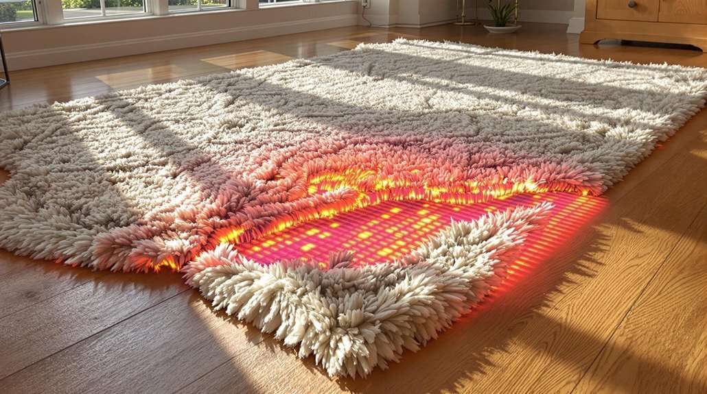 ideal rug positioning tips