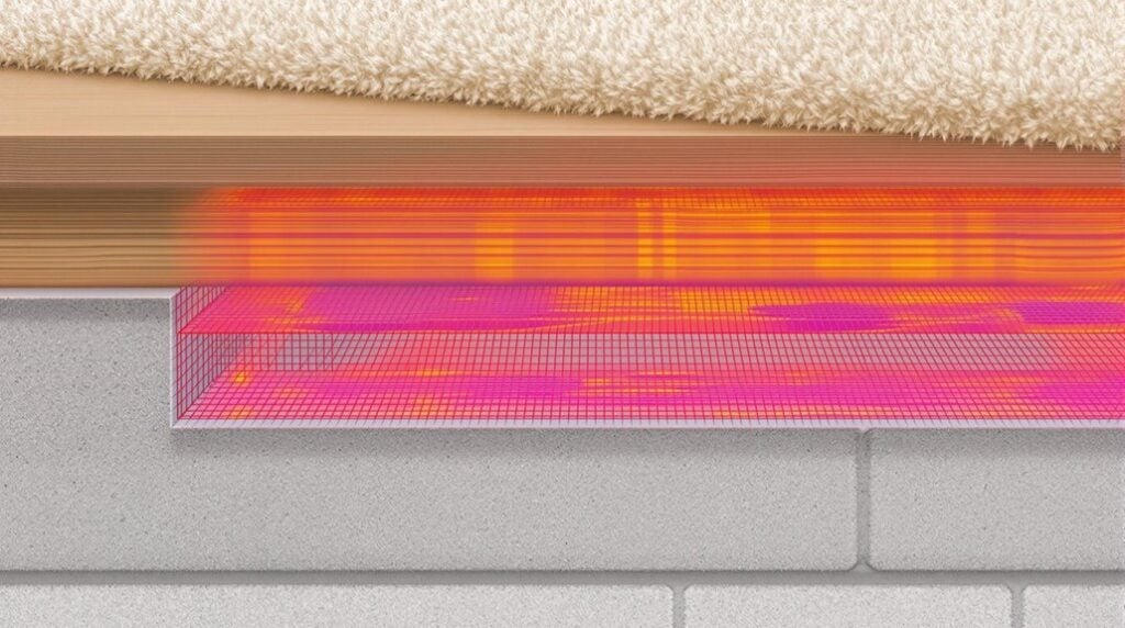 rug compatibility with heating