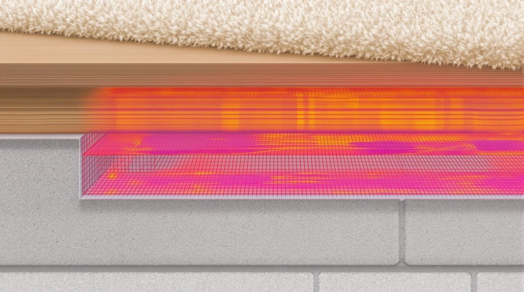 rug compatibility with heating