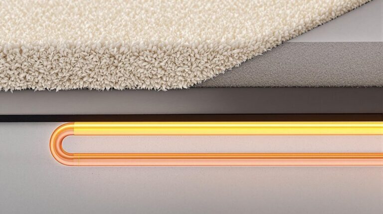 underfloor heating with carpet