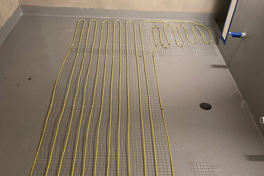 In Screed Underfloor Heating Installation Sydney