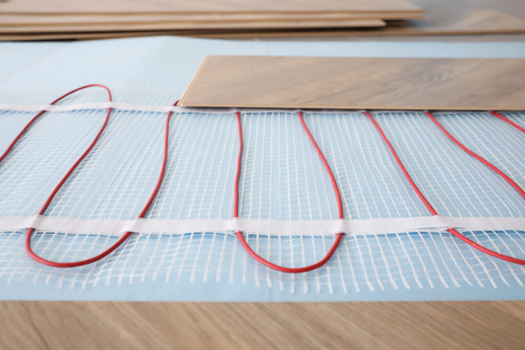 Laminate Floor Underfloor Heating Installation