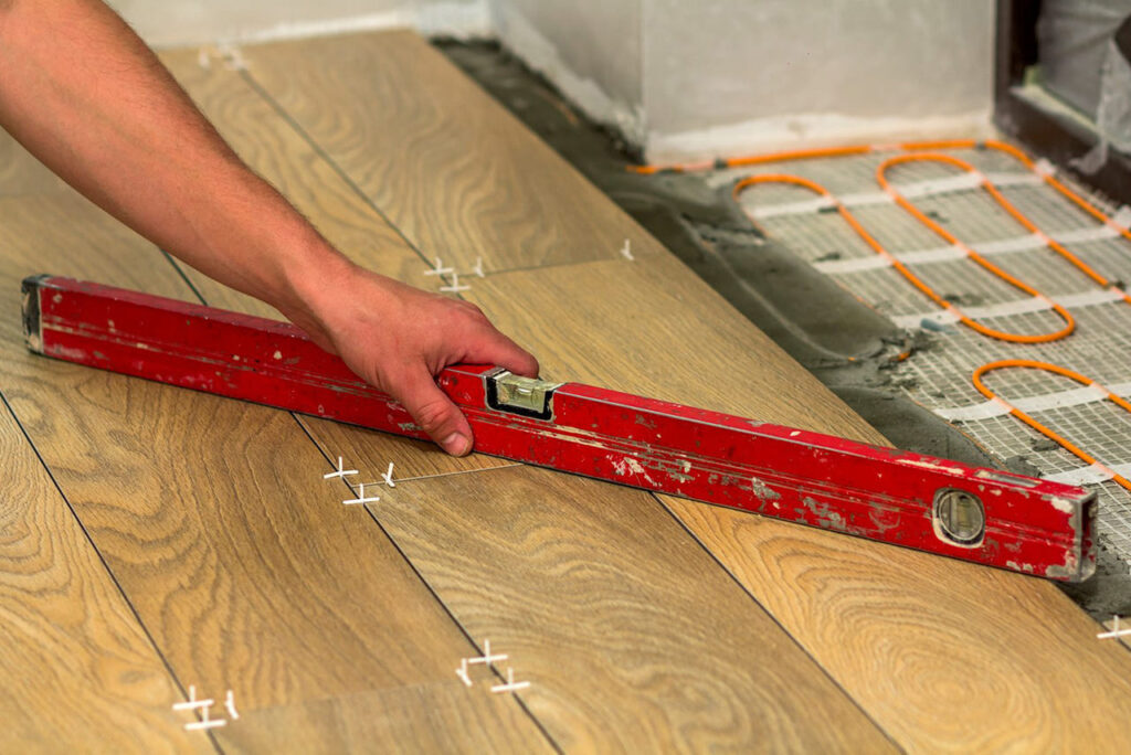 Under Tile Underfloor Heating Installation